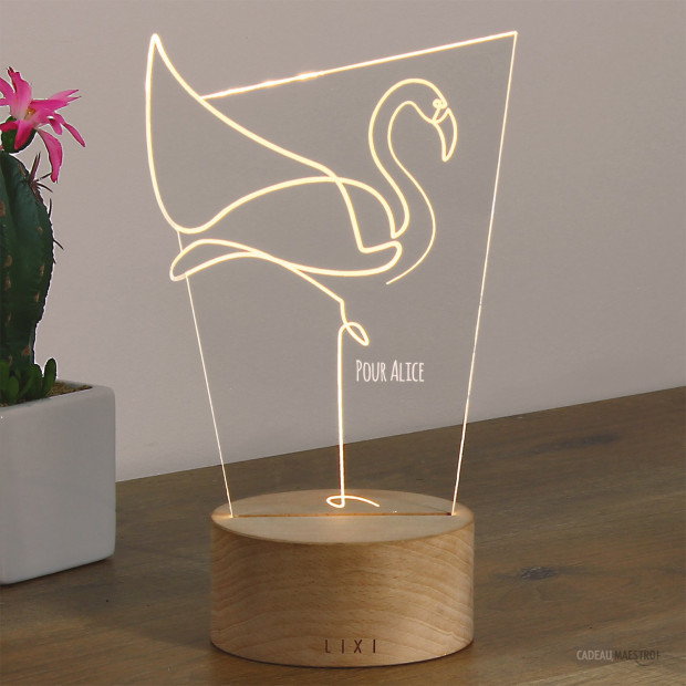 lampe-lixi-flamingo-personnalisable
