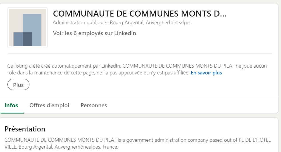listing auto LinkedIn